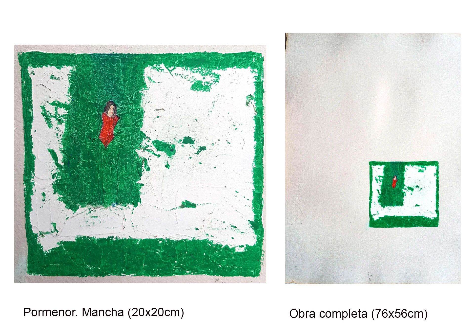   #50 Sem Título  76x56cm (Tamanho da mancha 20x20) Pastel de óleo sobre papel Ilustração para o livro "Raptos" de Nuno Júdice. Casa Fernando Pessoa/Quetzal Editores 1998 Assinado e datado 1998   Não vendido Not sold  