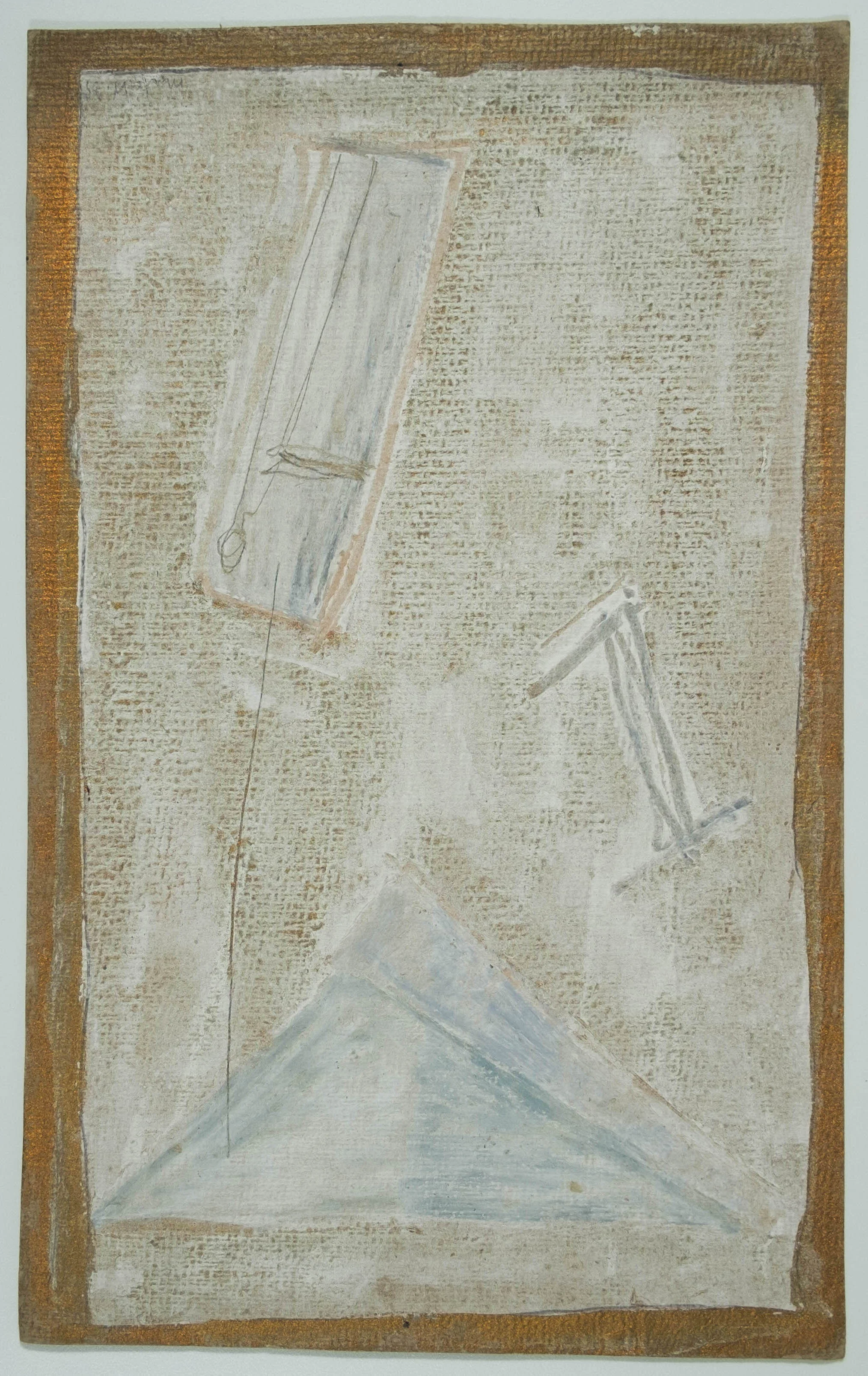   #24 Sem título  36,5x22cm. Acrílico e grafite sobre cartão.  Assinado e datado 1985.    Não vendido Not sold  