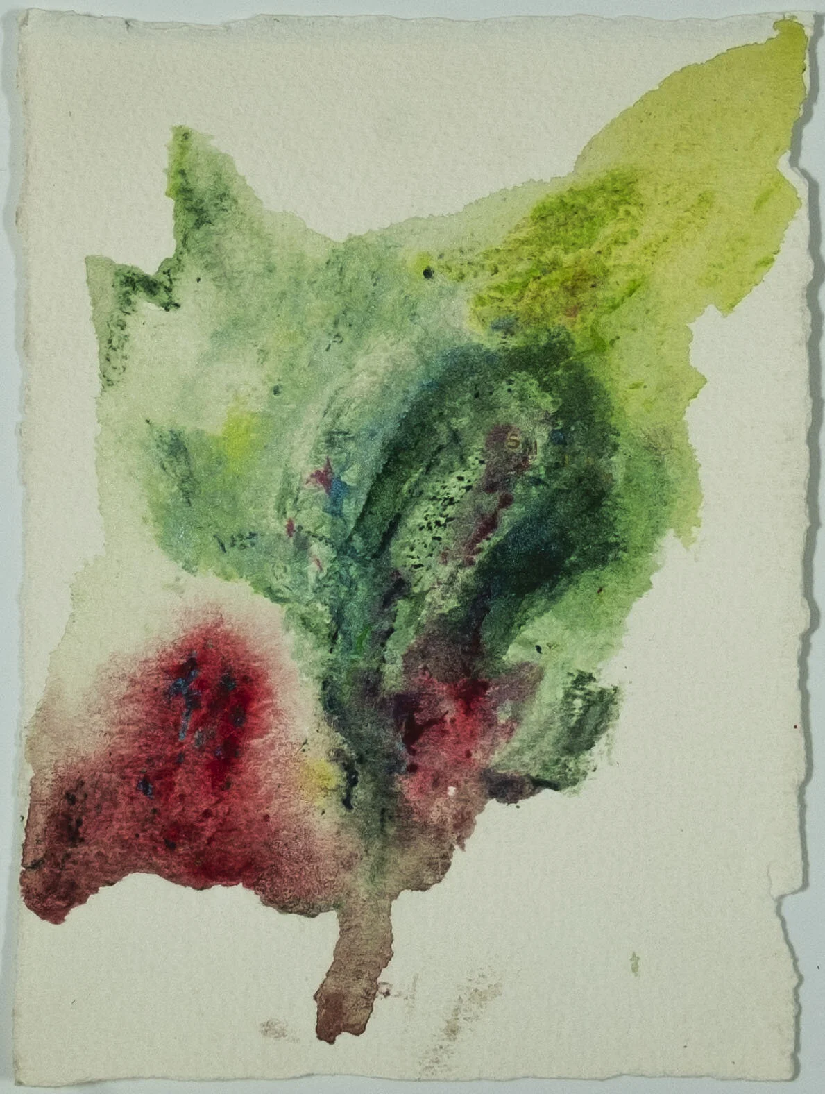   #2 Sem título  19x14cm.  Acrílico sobre papel de aguarela.  Assinado e datado 2000.    Vendido Sold  