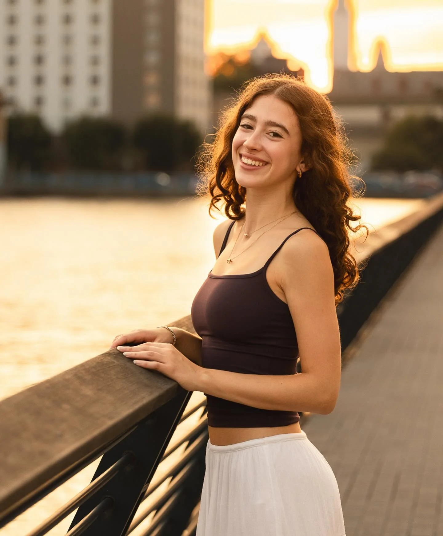 An extraordinarily beautiful night for @abby_gober.7 &lsquo;s senior session 🤍