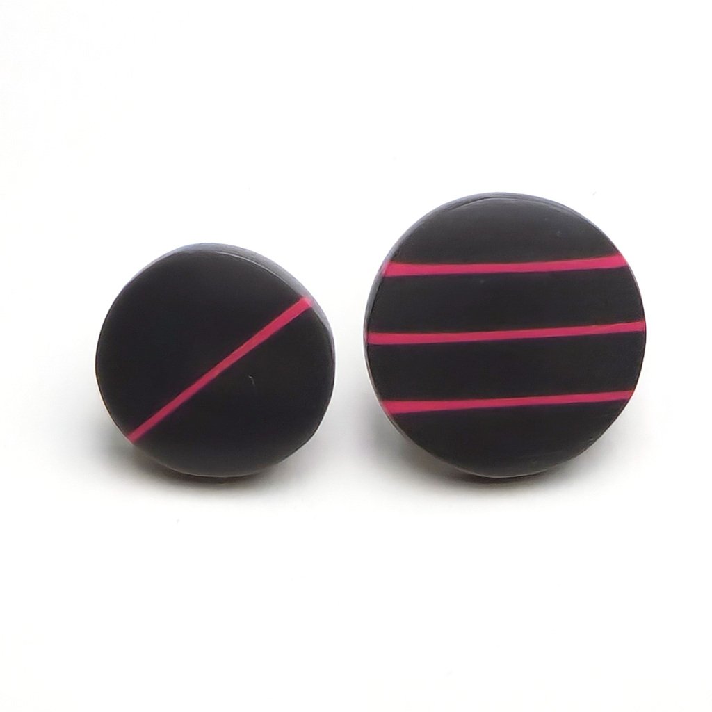 charcoal-cerise-mismatch-studs.jpg