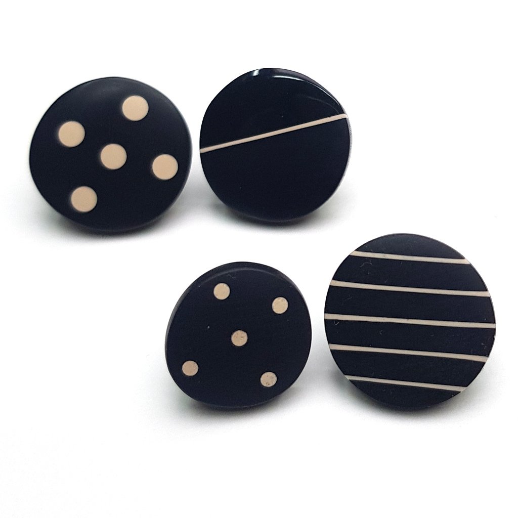 black_handmade_patterned_resin_stud_earrings.3.jpg