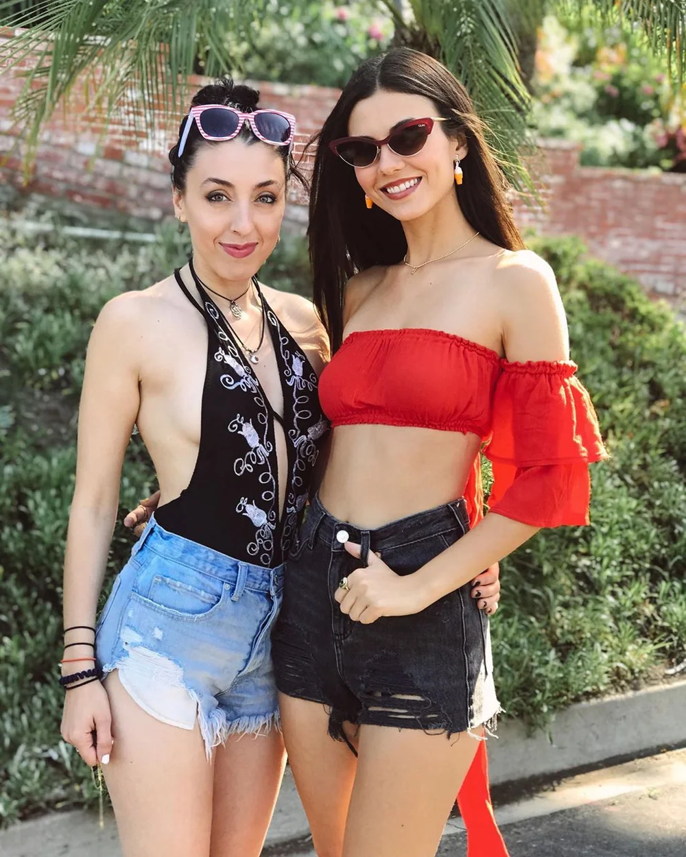 Victoria Justice S Red Bandeau Top On Instagram Style Representative