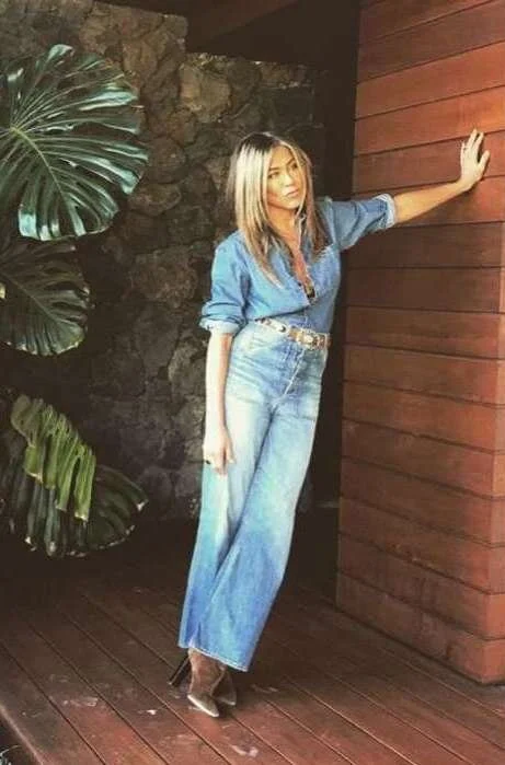 jennifer aniston denim