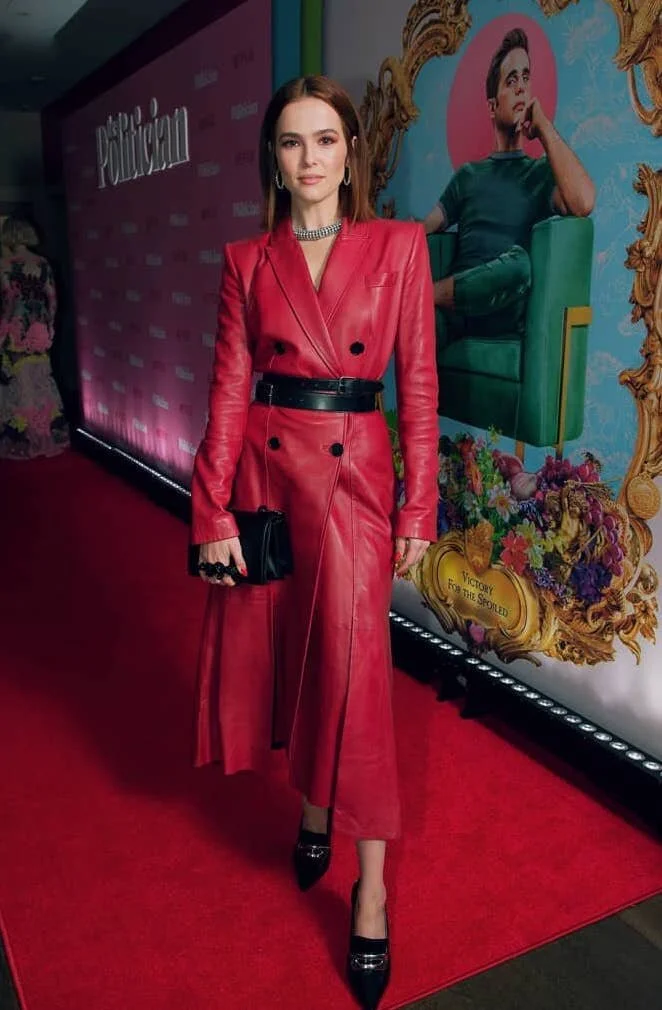 zoey-duetch-alexander-mcqueen-red-leather-coat-dress.jpg