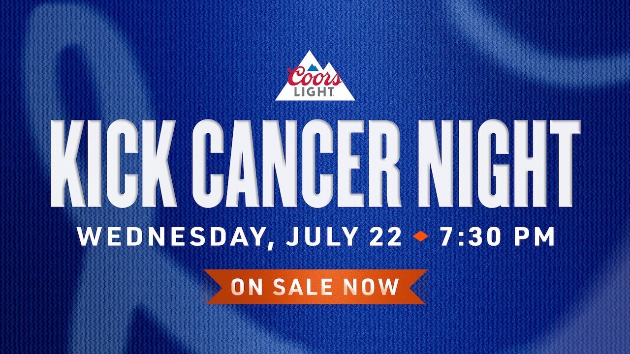 Kick Cancer Night - CIN vs VAN July 22 | 7:30pm