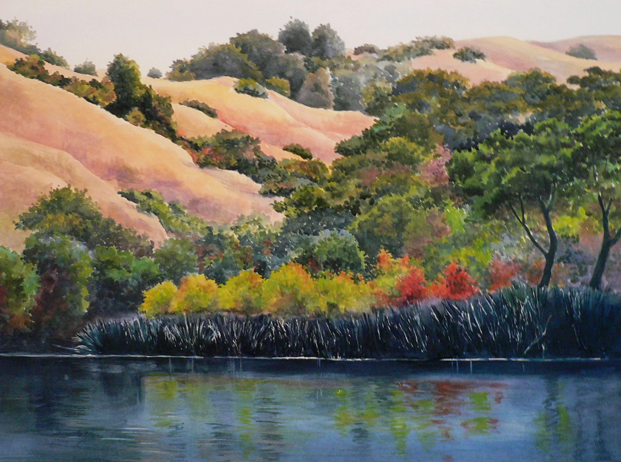 Lafayette Reservoir in Autumn More Info →