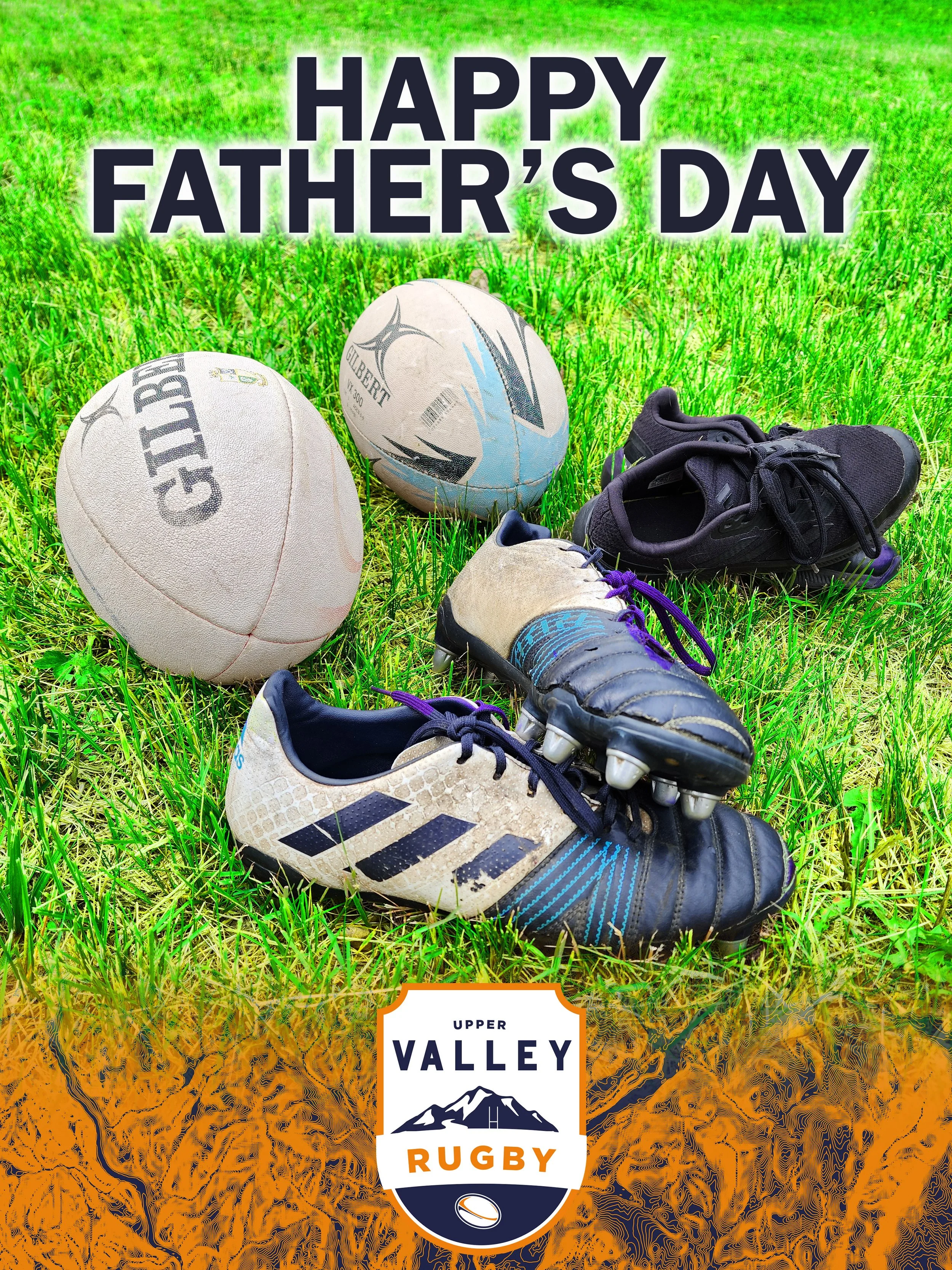 To all the team dads, rugby dads, and dads all over, happy father's day! We hope you're celebrating it well and recovering from some Saturday rugby.