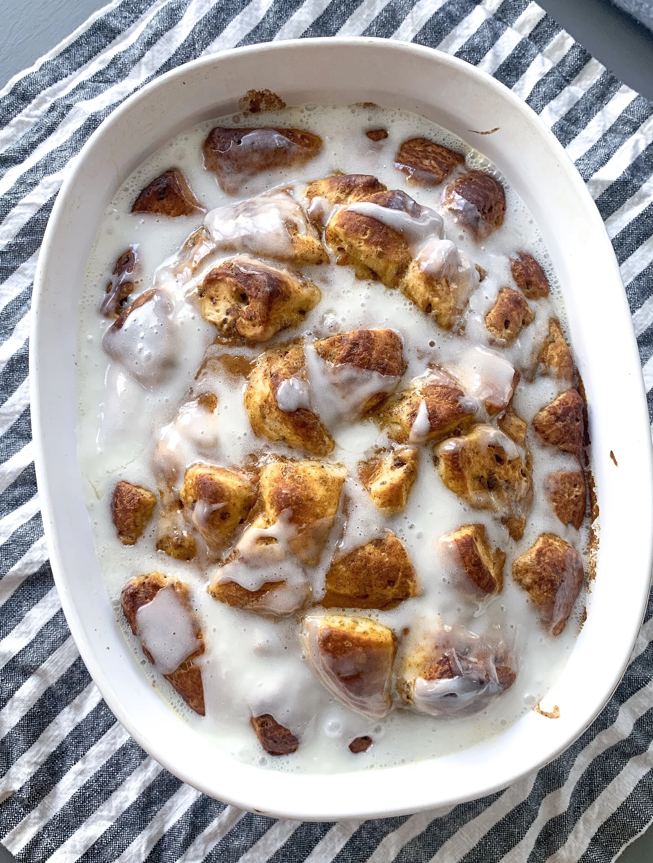Cinnamon Pumpkin French Toast Bake