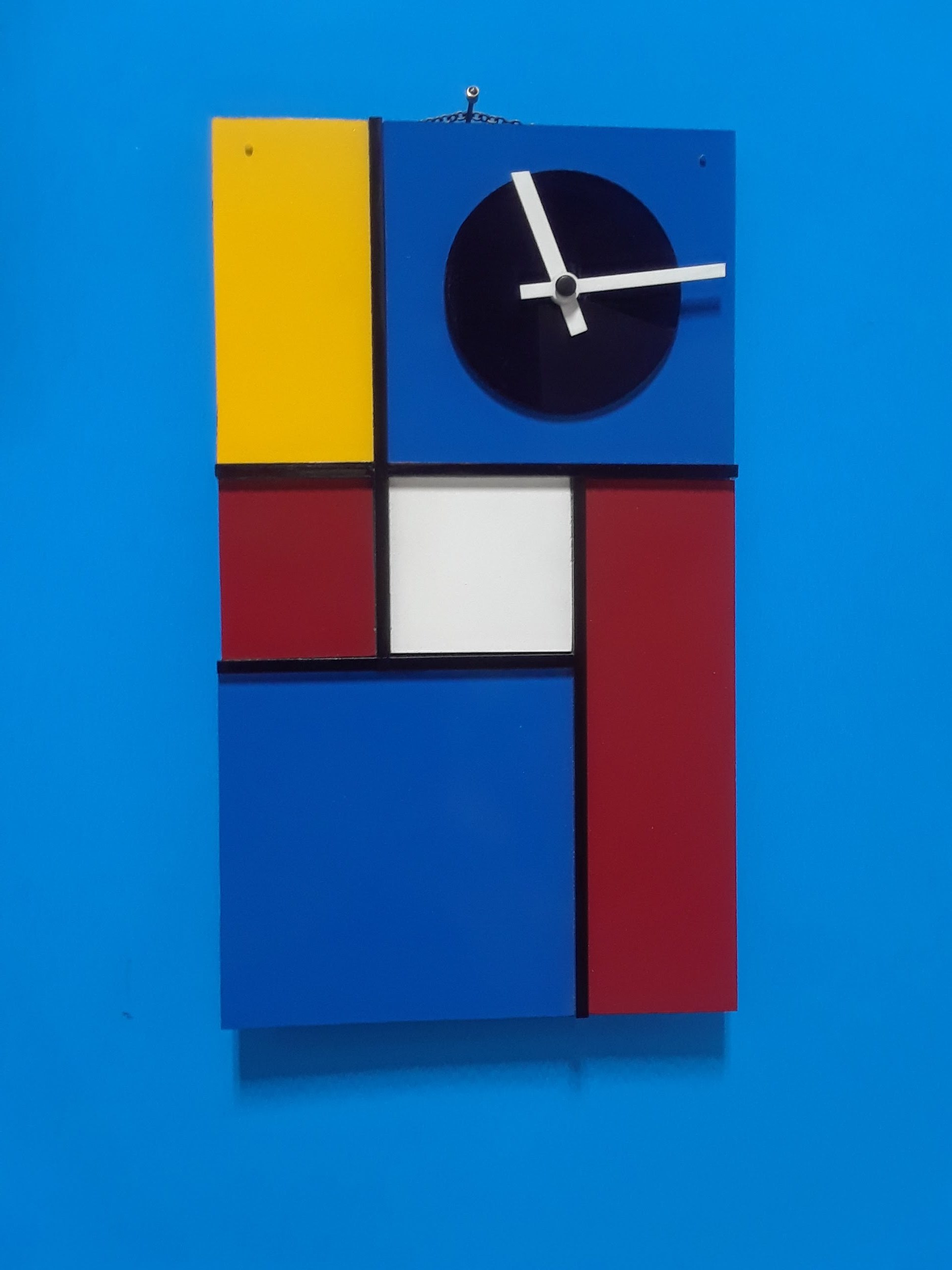 Mondrian clock