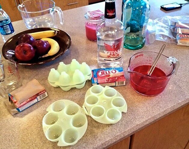 Annual sharing of the recipe for my &ldquo;Not for the Kids&rdquo; Easter Eggs. The tradition of leaving these out for the Easter Bunny started years ago when I found these innocent Jello molds. Bit more than a shot in each egg &bull;
&bull;
&bull;
&