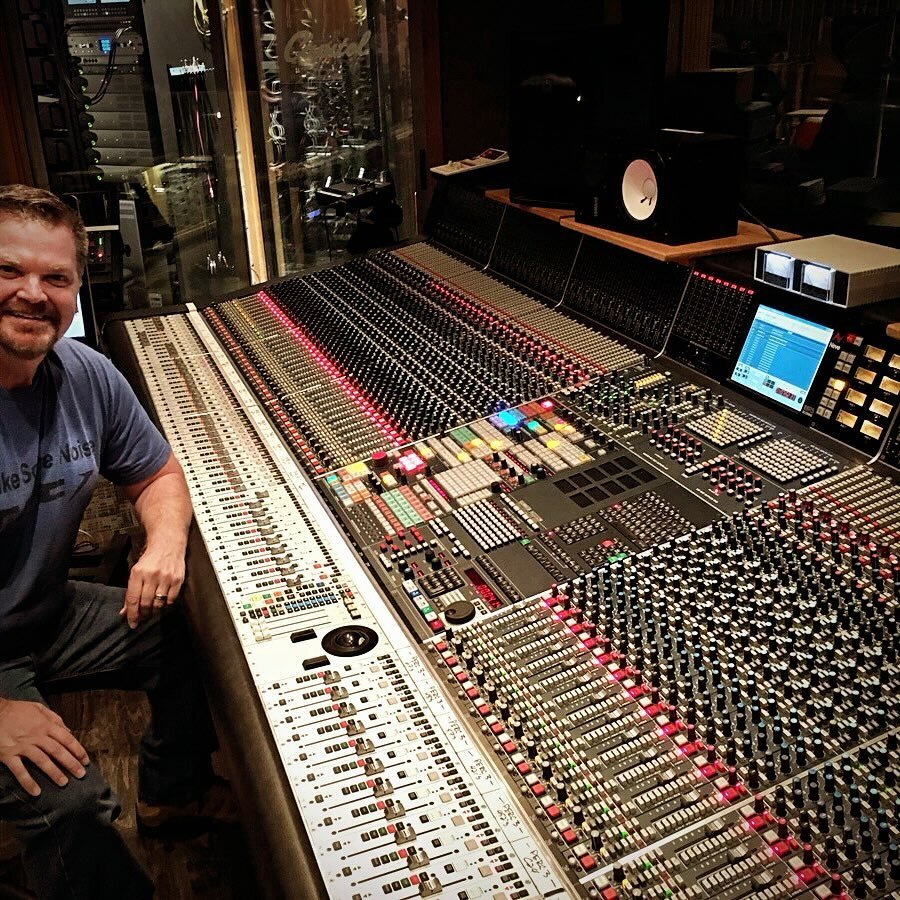 Flashback FADER FRIDAY!  This picture of faders was taken at a session years back in LA. (You can tell. My beard isn&rsquo;t all white 😂) Do you recognize the studio and can you identify the console? (Swipe for a close up). &bull;
&bull;
&bull;
&bul