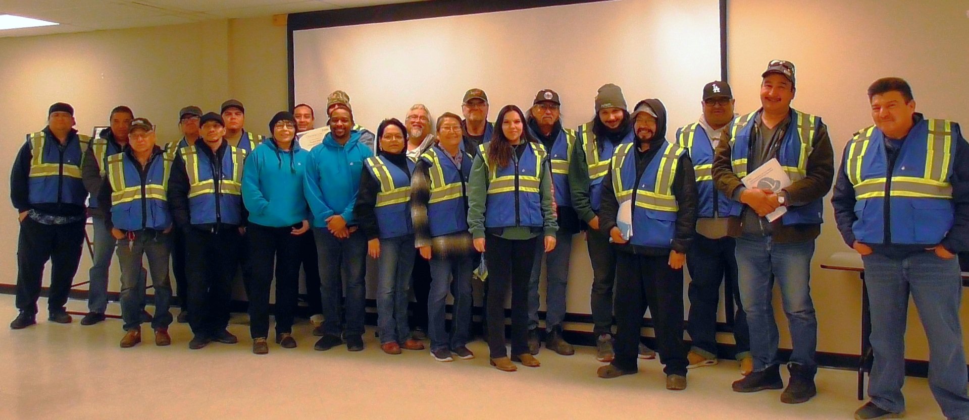 Water System Operators/Monitors at the Safety Training Workshop at File Hills Qu'Appelle on November 23, 2023