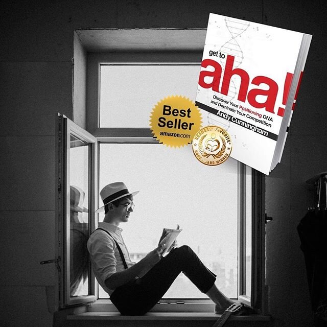 Understanding your core DNA and your unique position in the market has never been more important. We're giving away 3 free copies of &quot;Get to Aha!: Discover Your Positioning DNA and Dominate Your Competition&quot; by @andycunningham4 
All you hav