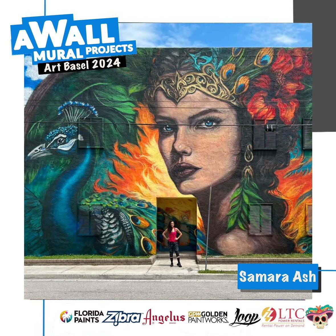 🎨 This Miami Art Week @SamaraAshStudio in collaboration w/ @awallmuralprojects 
Over 45 artists from around the world will create murals and conduct workshops for underserved youth in Miami-Dade schools. 🌟
. 💡 Why it Matters: ✔️ Art Inspires stude