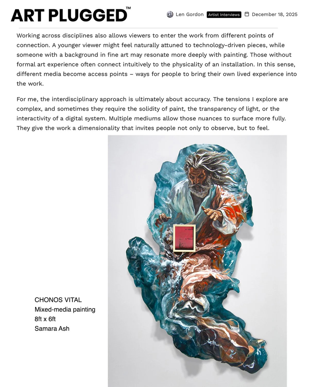 Art Plugged Feature – Samara Ash Paints in Public, Listening First (Page 5)