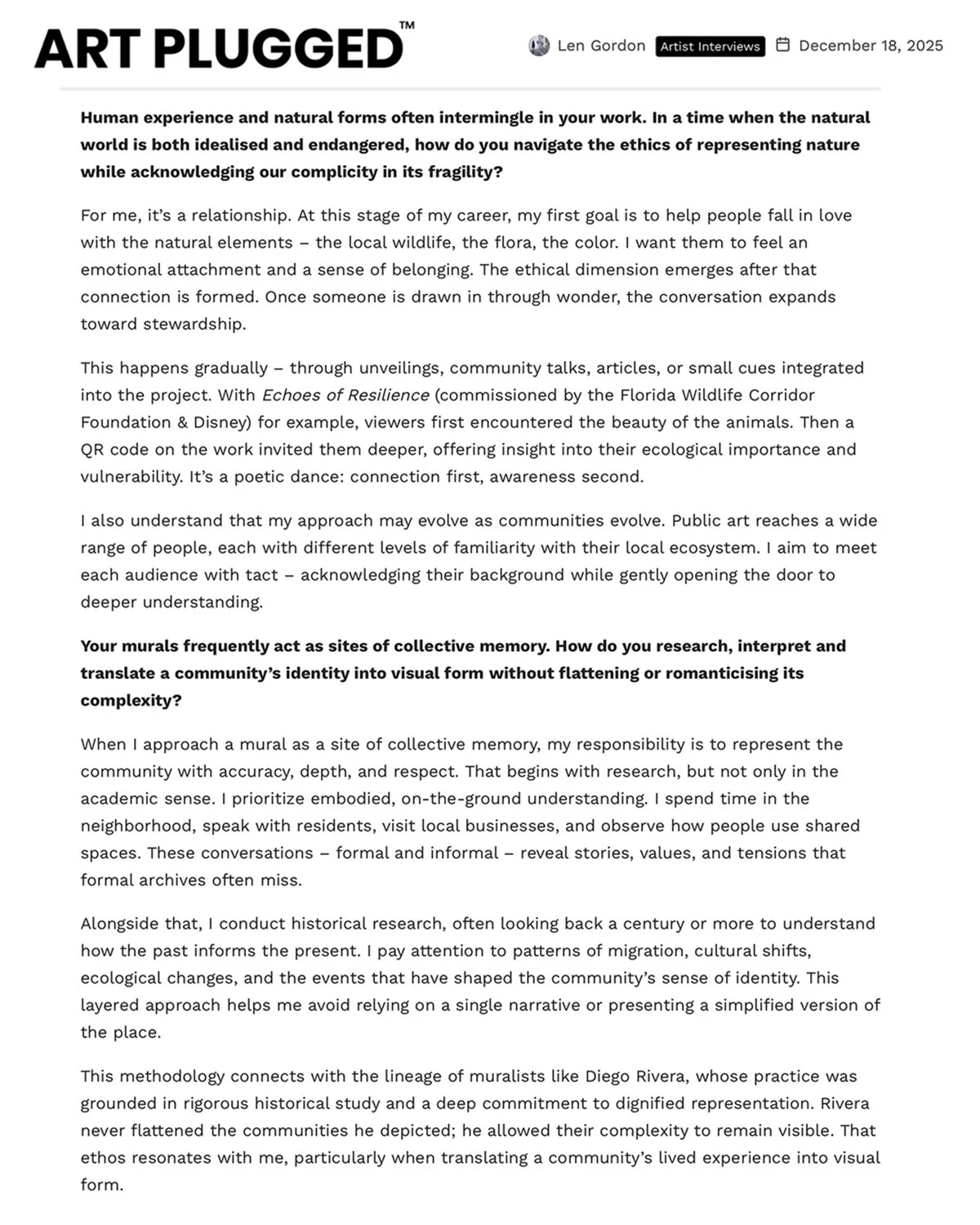 Art Plugged Feature – Samara Ash Paints in Public, Listening First (Page 6)