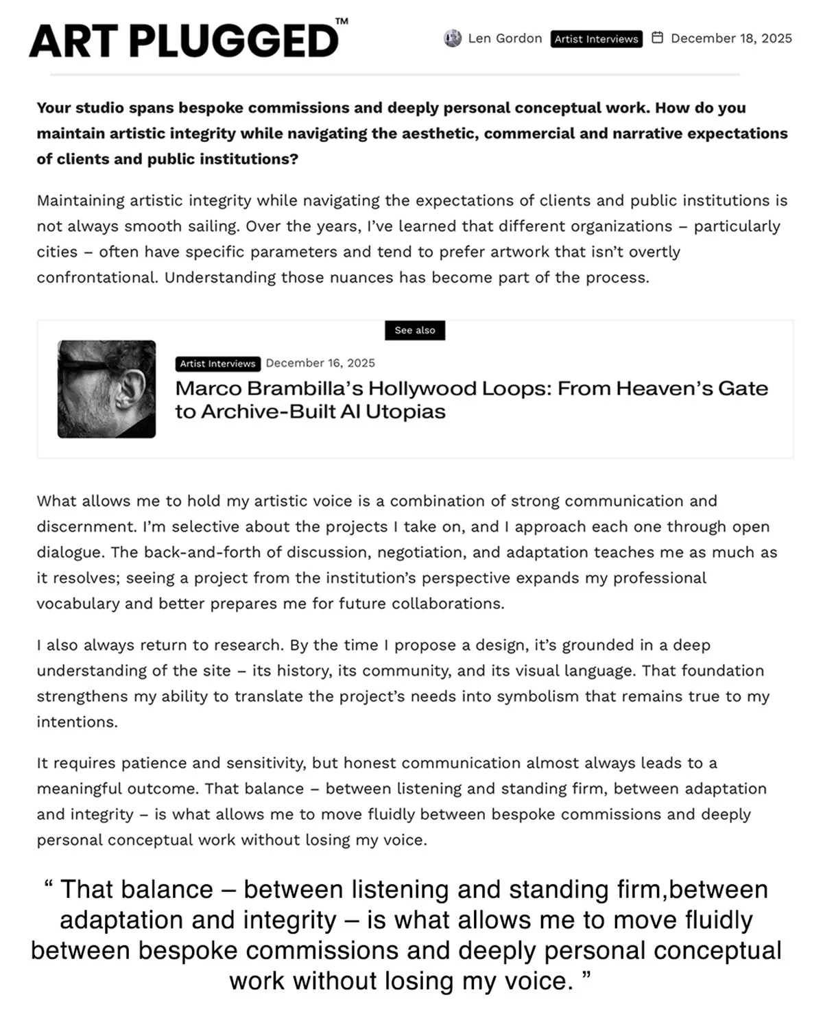 Art Plugged Feature – Samara Ash Paints in Public, Listening First (Page 9)