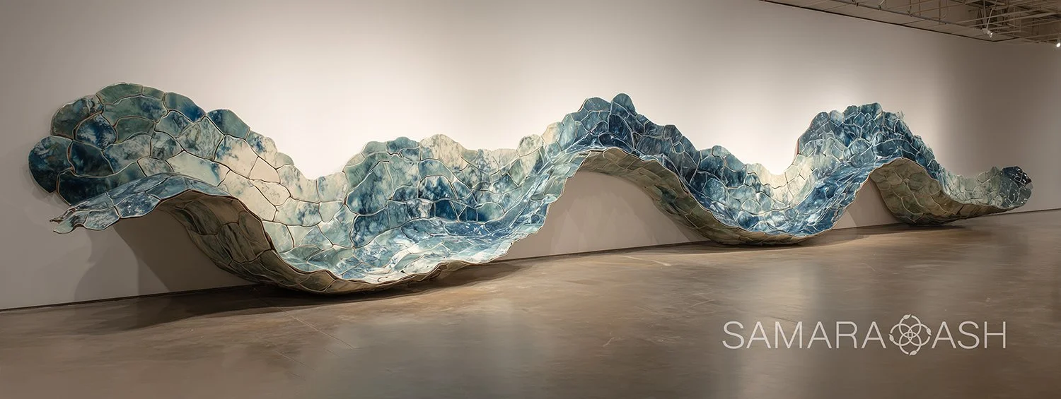 Onda Sculpture by Samara Ash – Contemporary Abstract Wave Form
