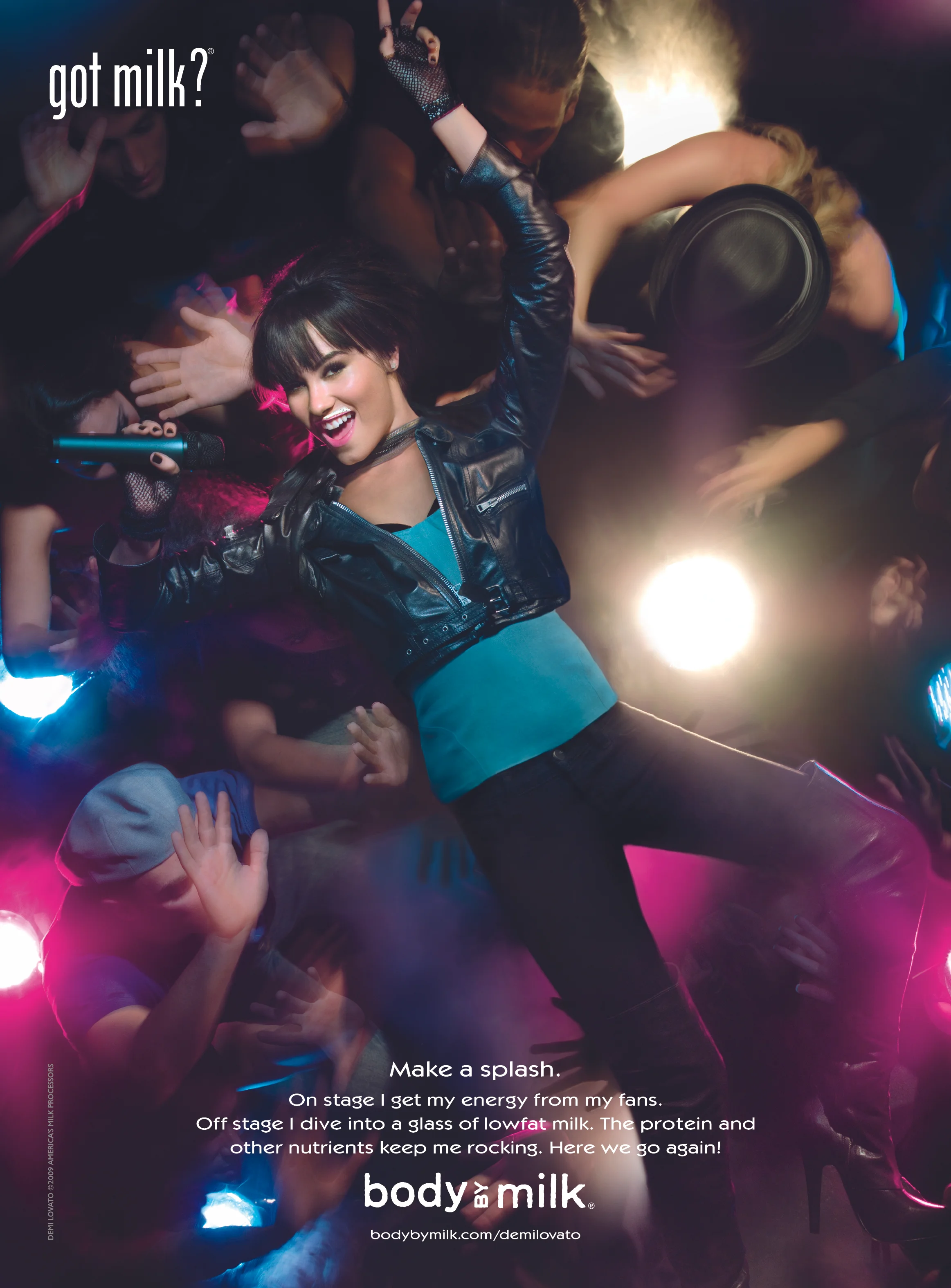 Demi Lovato crowd surfing