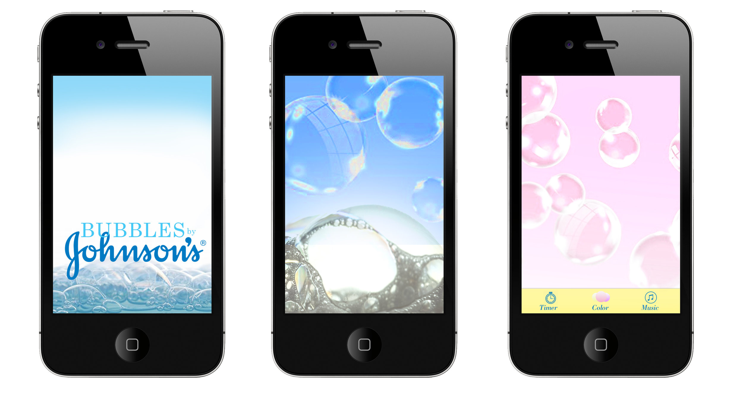 Shake to activate the bubbles. Tap to pop.