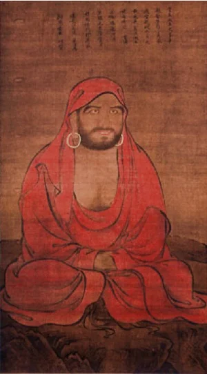 Picture of Bodhidharma at Himeji Castle