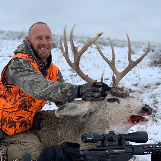 Nice 4x 5 mule deer bagged by our client on opening day!