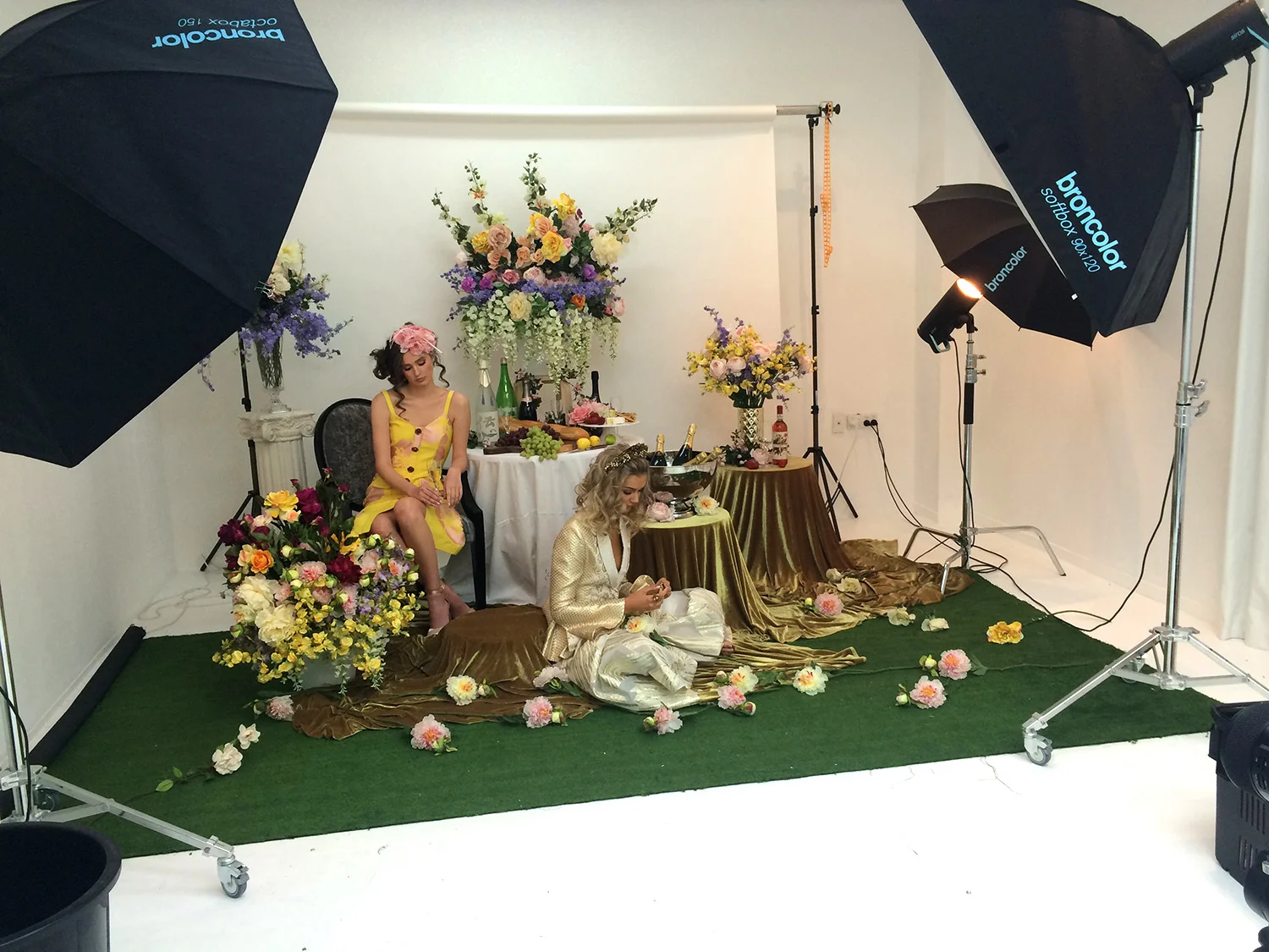 Behind the scenes set styling