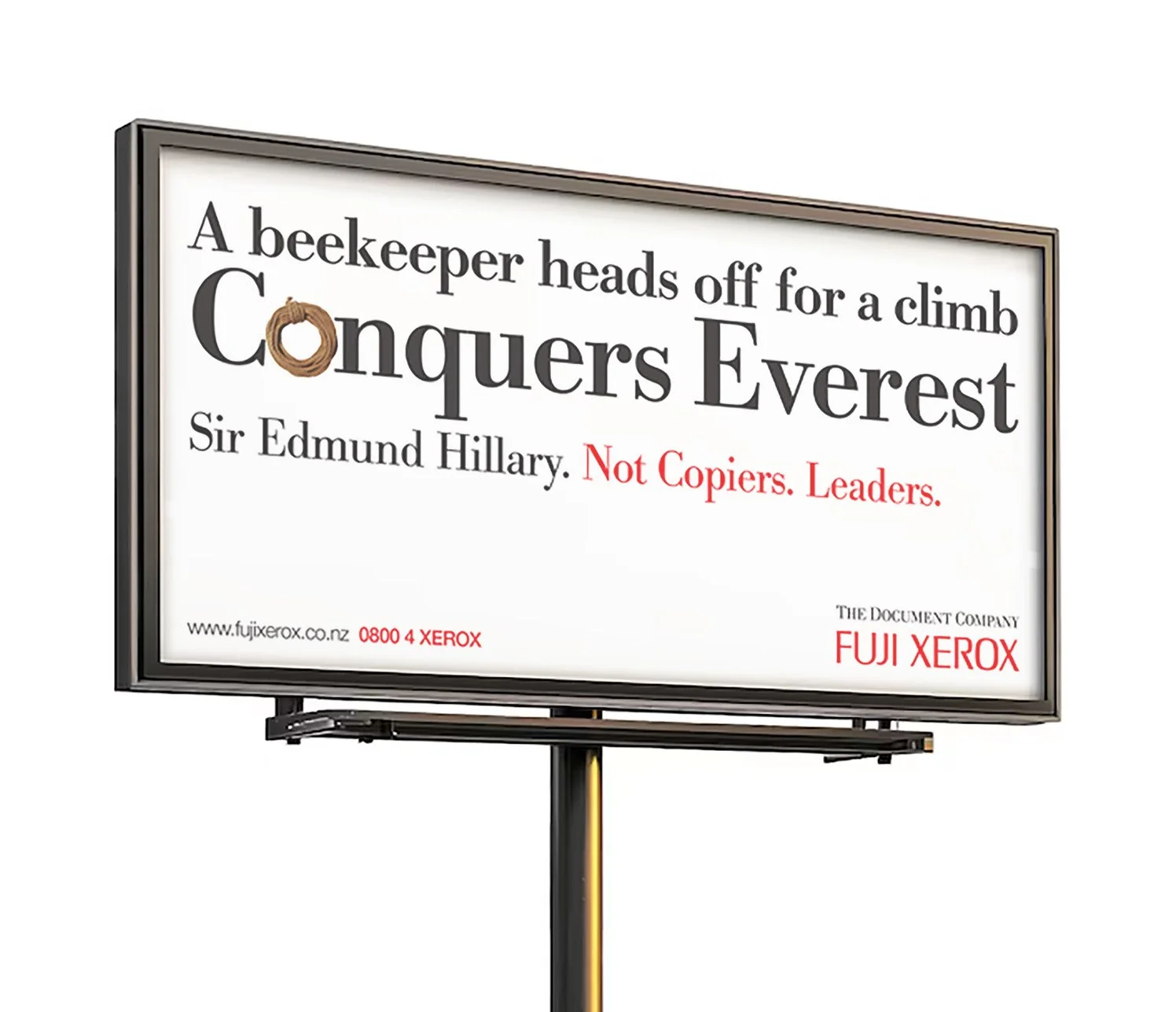 Second campaign billboard