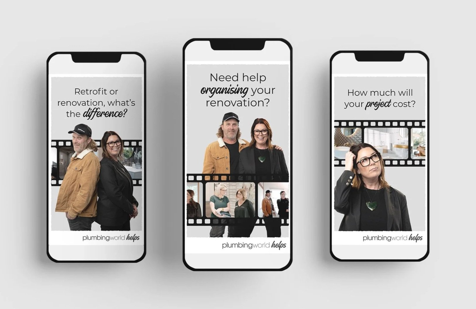 Series of Instagram reels
