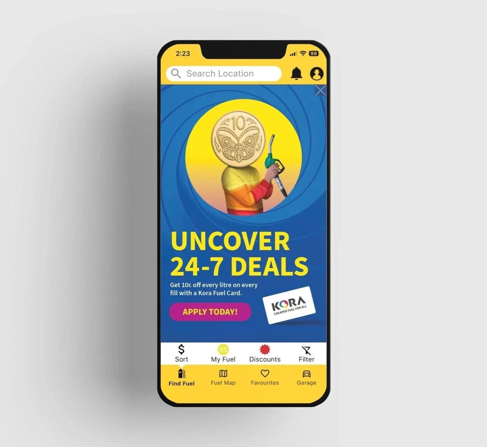 Gaspy App Interstitial ad