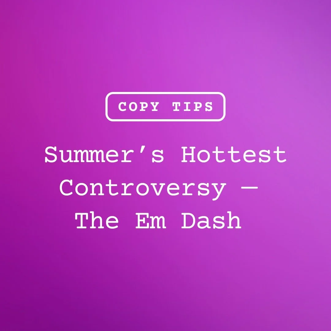 Summer’s Hottest Controversy — The Em Dash aka That Long Dash ChatGPT Loves