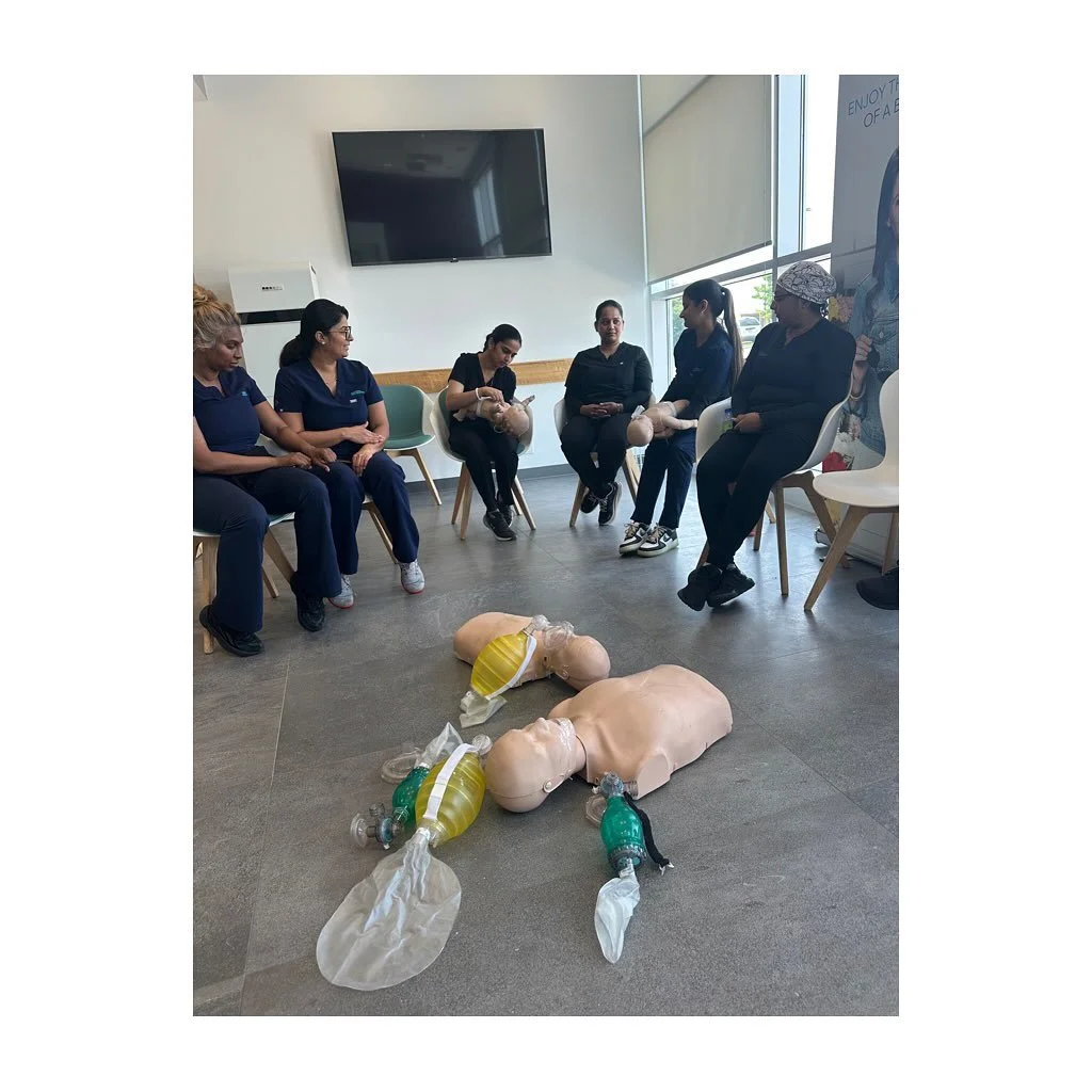 Annual Basic Life Support for the @smile_worksortho team!