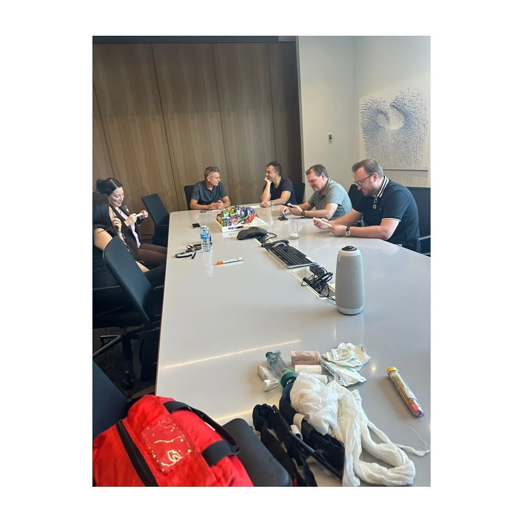 An educational morning with staff from @statebuildinggroup completing their Emergency First Aid and CPR