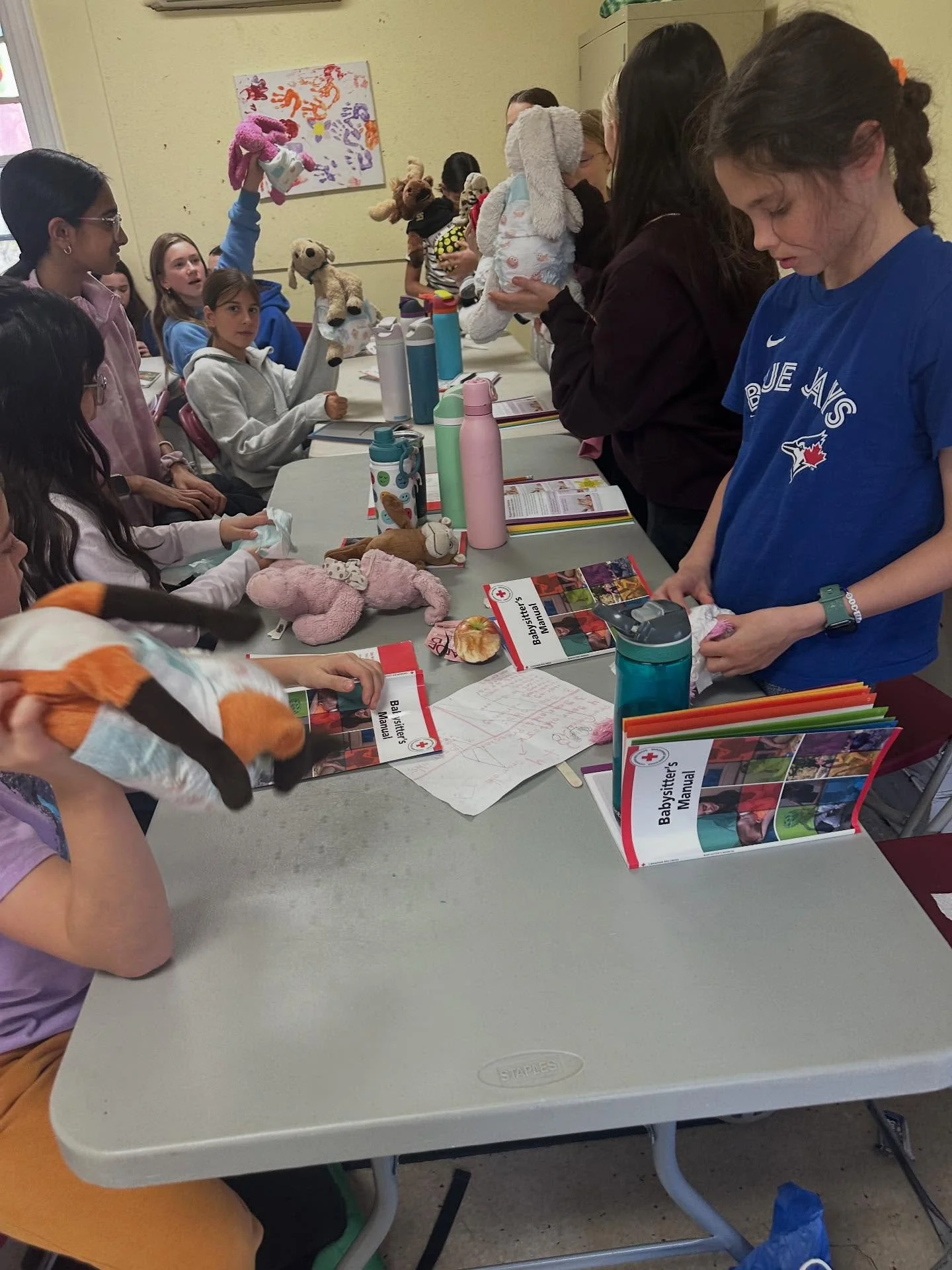 Another great day at Mooredale, training and educatinc youth to become babysitters. A great way to spend your PD day.