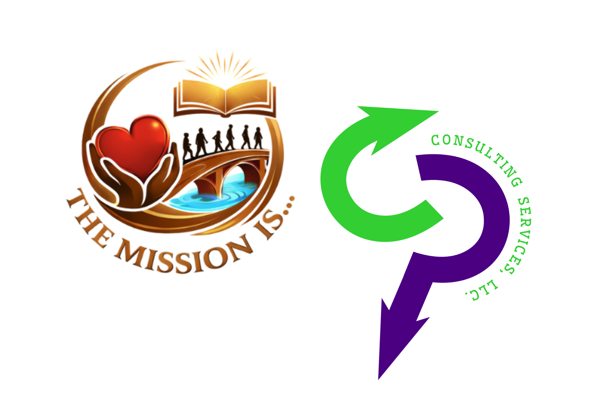 Clear Pathway Consulting Services and The Mission Is Foundation partnership logos