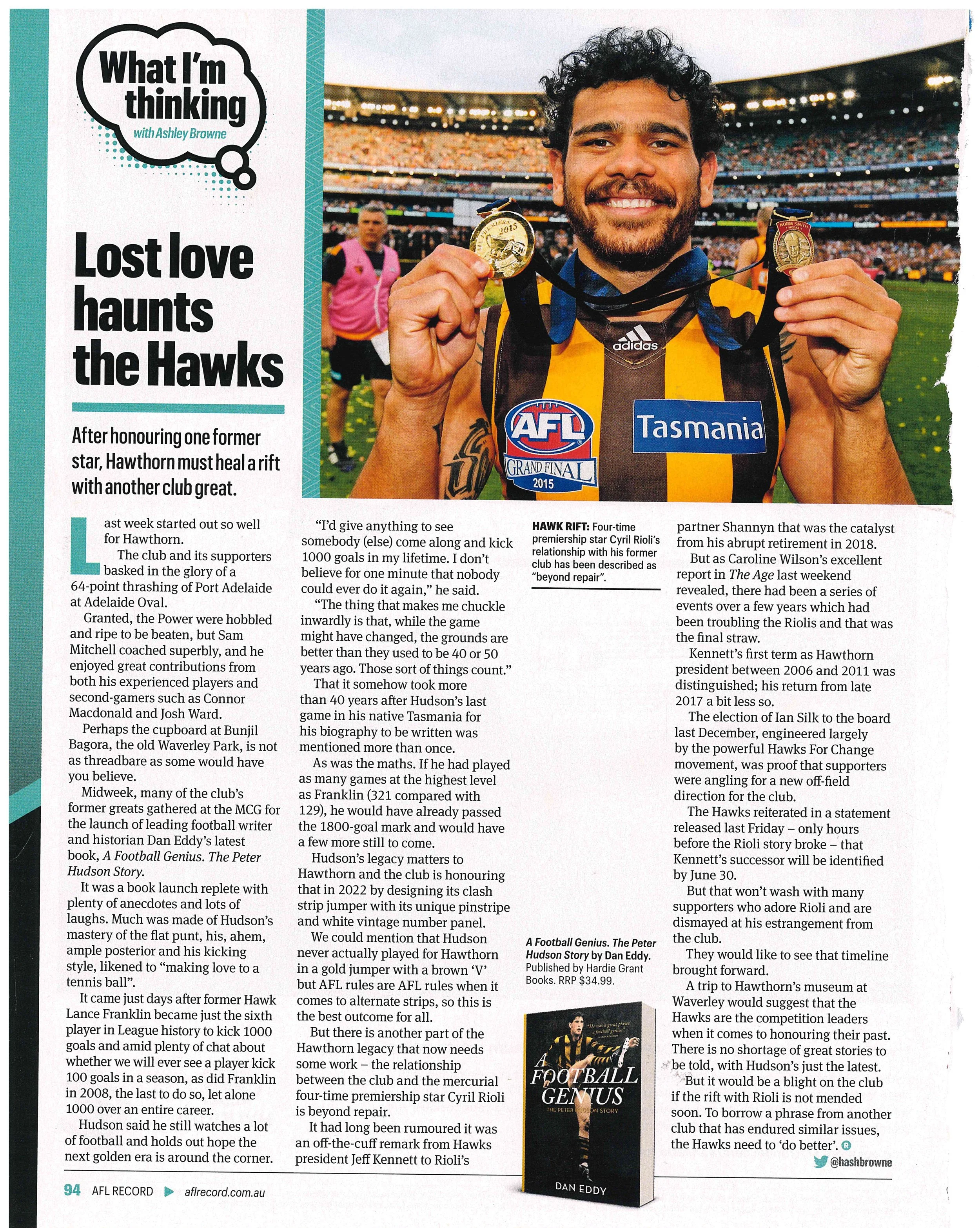 A Football Genius piece in AFL Record.jpg