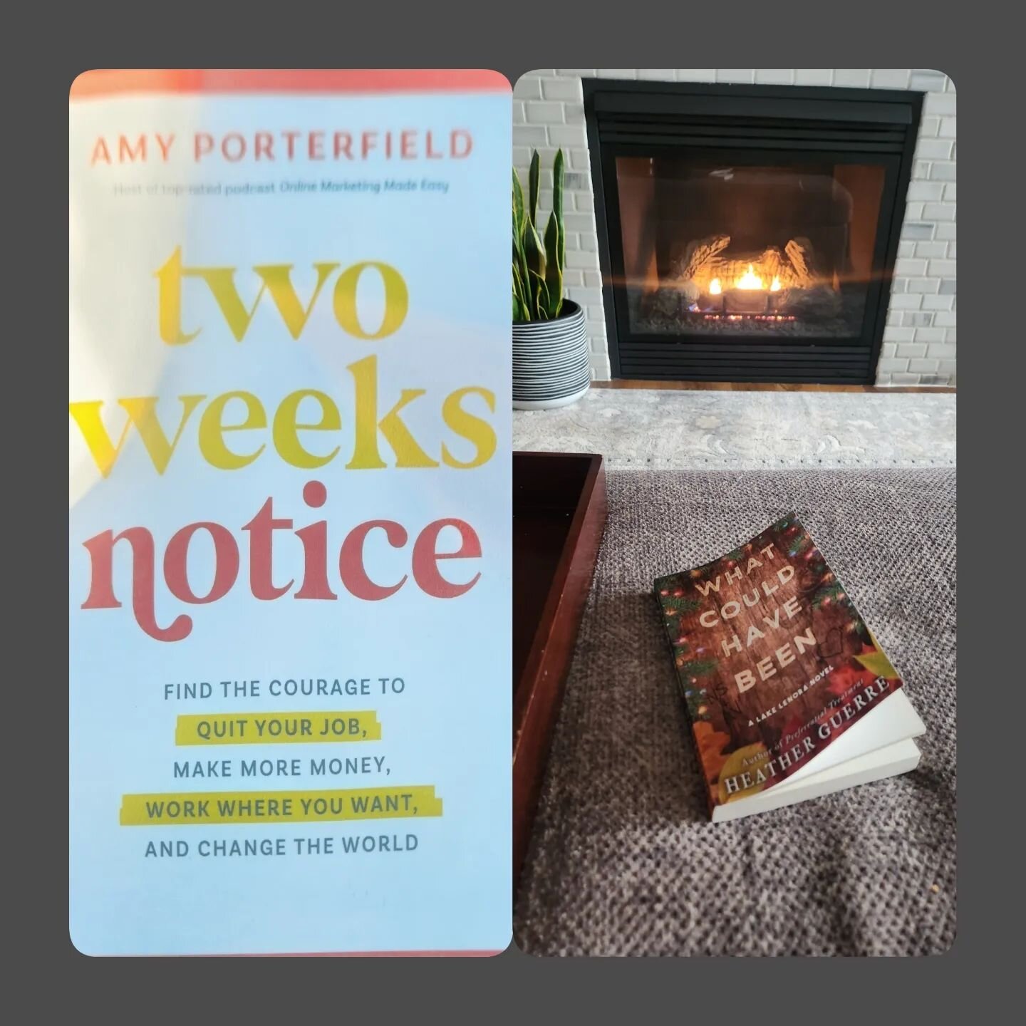 I love to read...for business and for fun.
This week, I read What Could Have Been for fun, and now I'm reading Two Weeks Notice for business... which is fun too!

I'm not a #bookstragrammer, but here is my review of the first one.

It started a littl