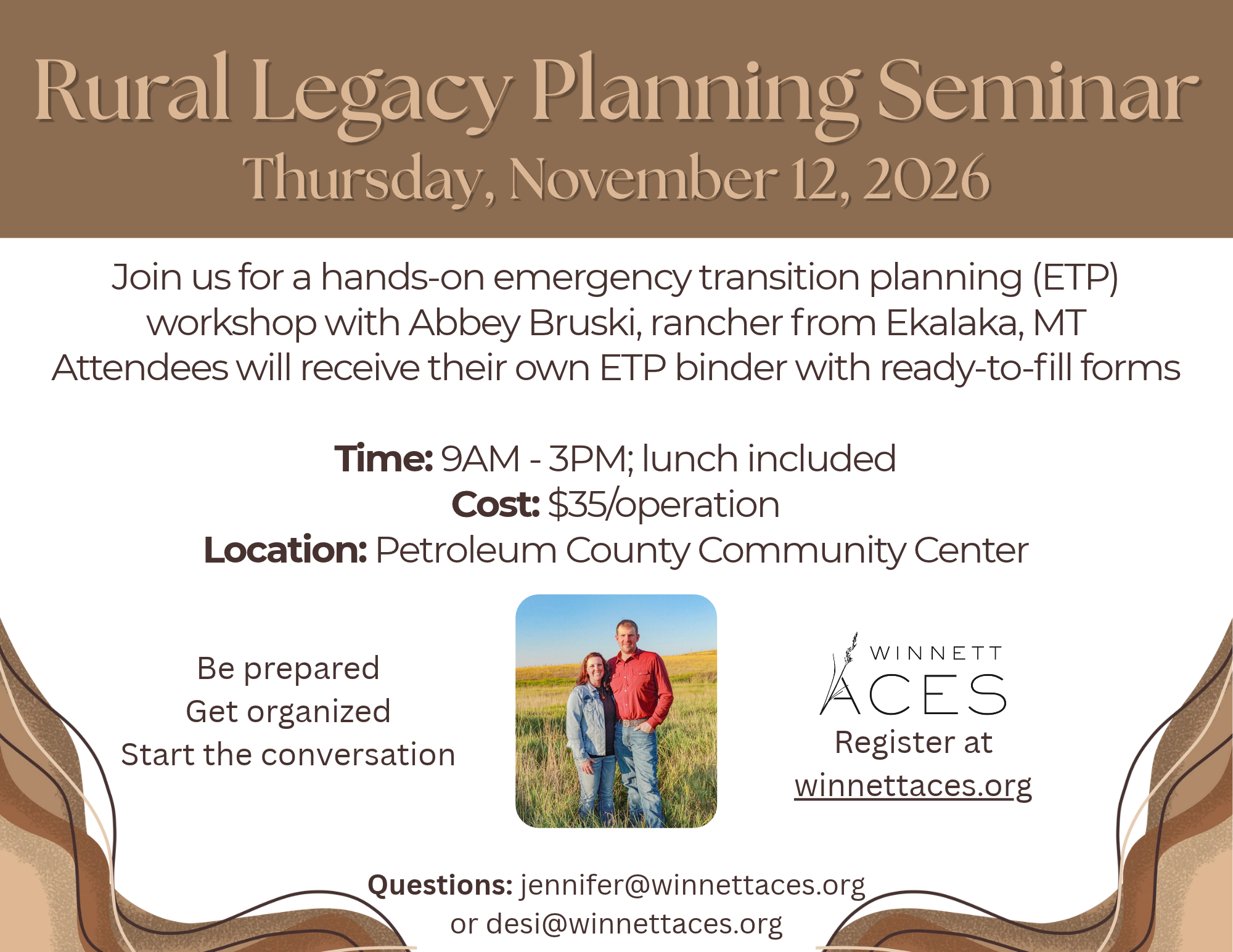 Rural Legacy Planning Seminar with Abbey Bruski