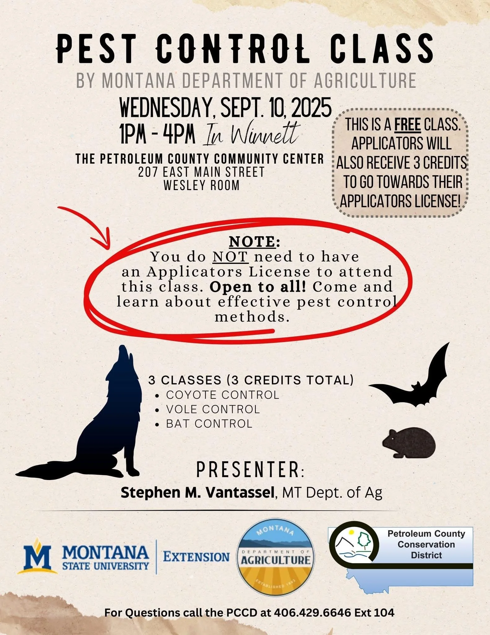 Pest Control Class
