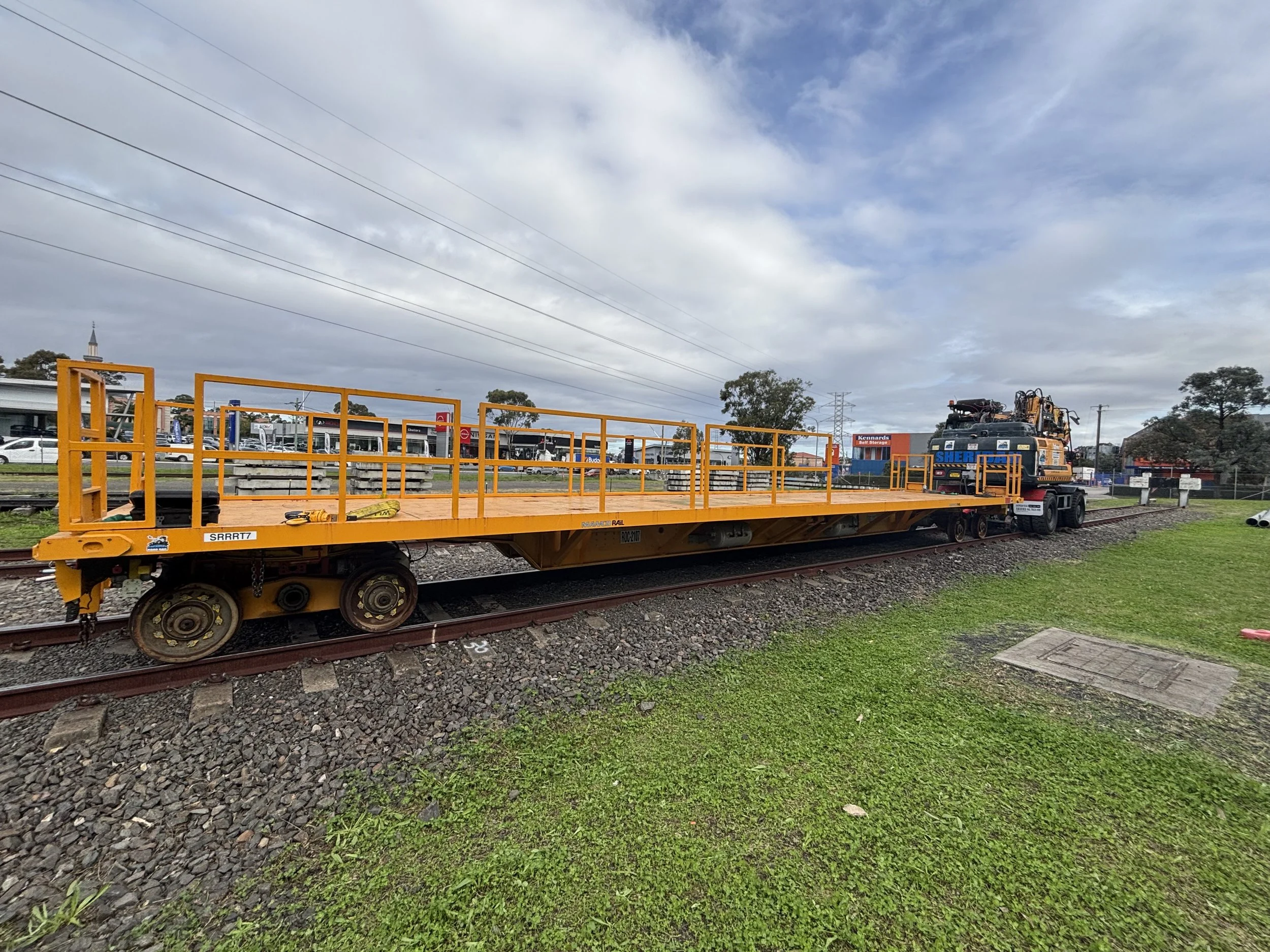 40/50t Capacity Rail Trailers