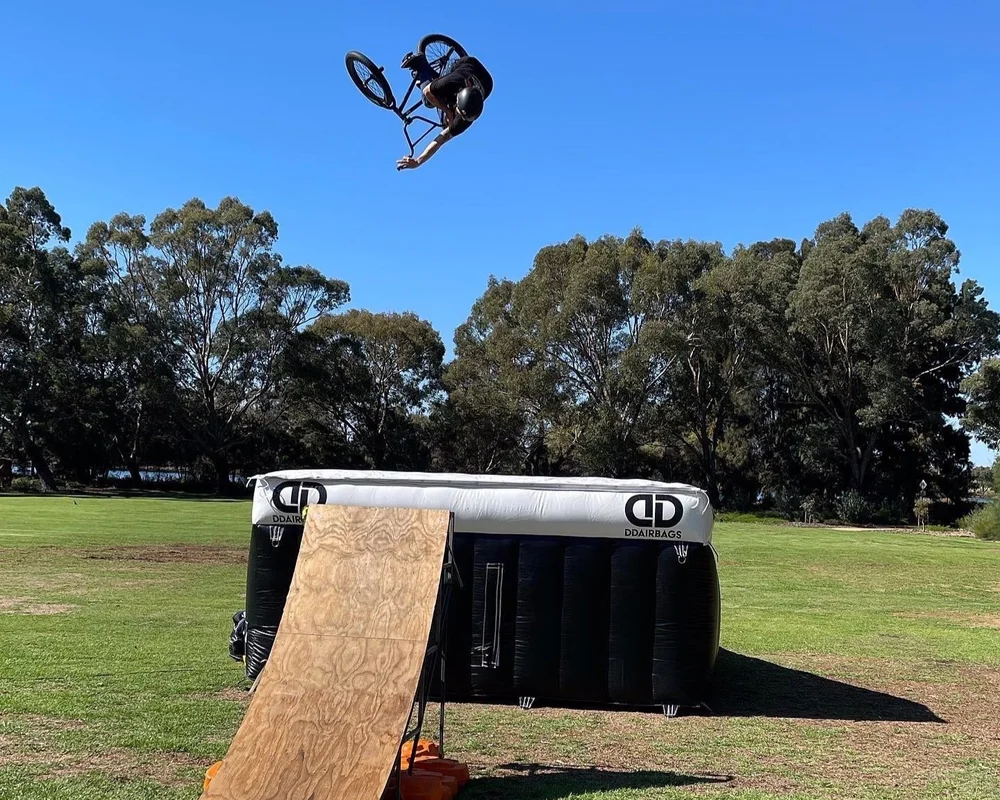 BMX AirBag Landings — DD AirBags AirBags for All Action Sports