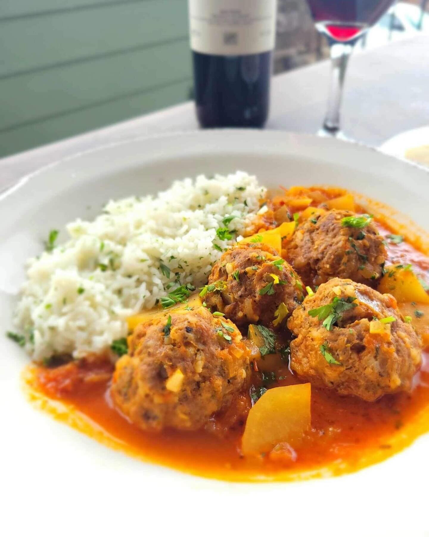 Tonight&rsquo;s special will surely warm you up! Chef Madi tapped into her roots by whipping up stewed Mexican meatballs, served with cilantro rice and house-made corn tortillas. Pair it with a bottle of tempernillo; which is half-priced today so you