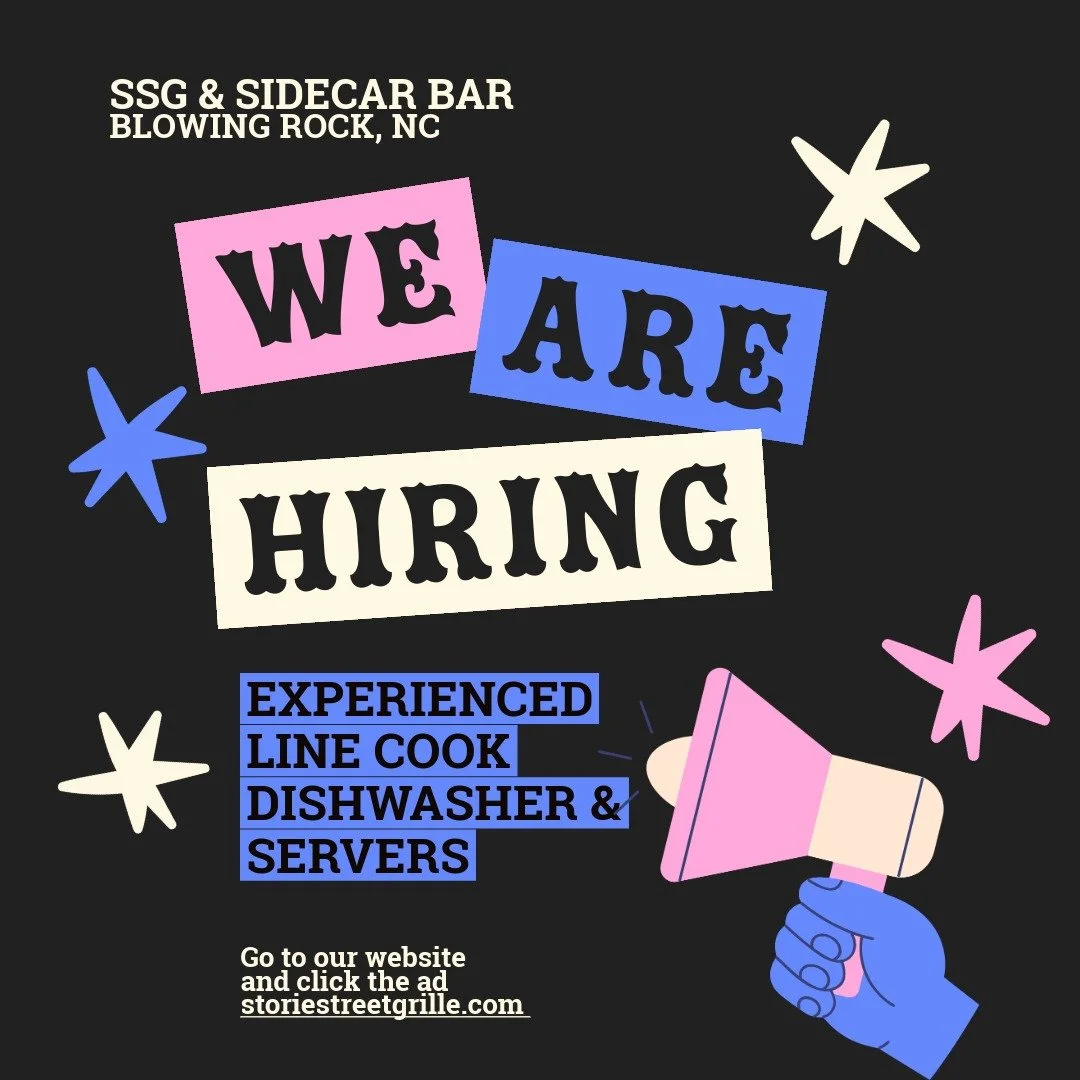 Team oriented and inclusive work environment. Pay dependent on experience and availability. Servers with some daytime weekday availability preferred. Closed Mondays. 
Click the Ad on are website to apply to join our crew or send your resume to info@s