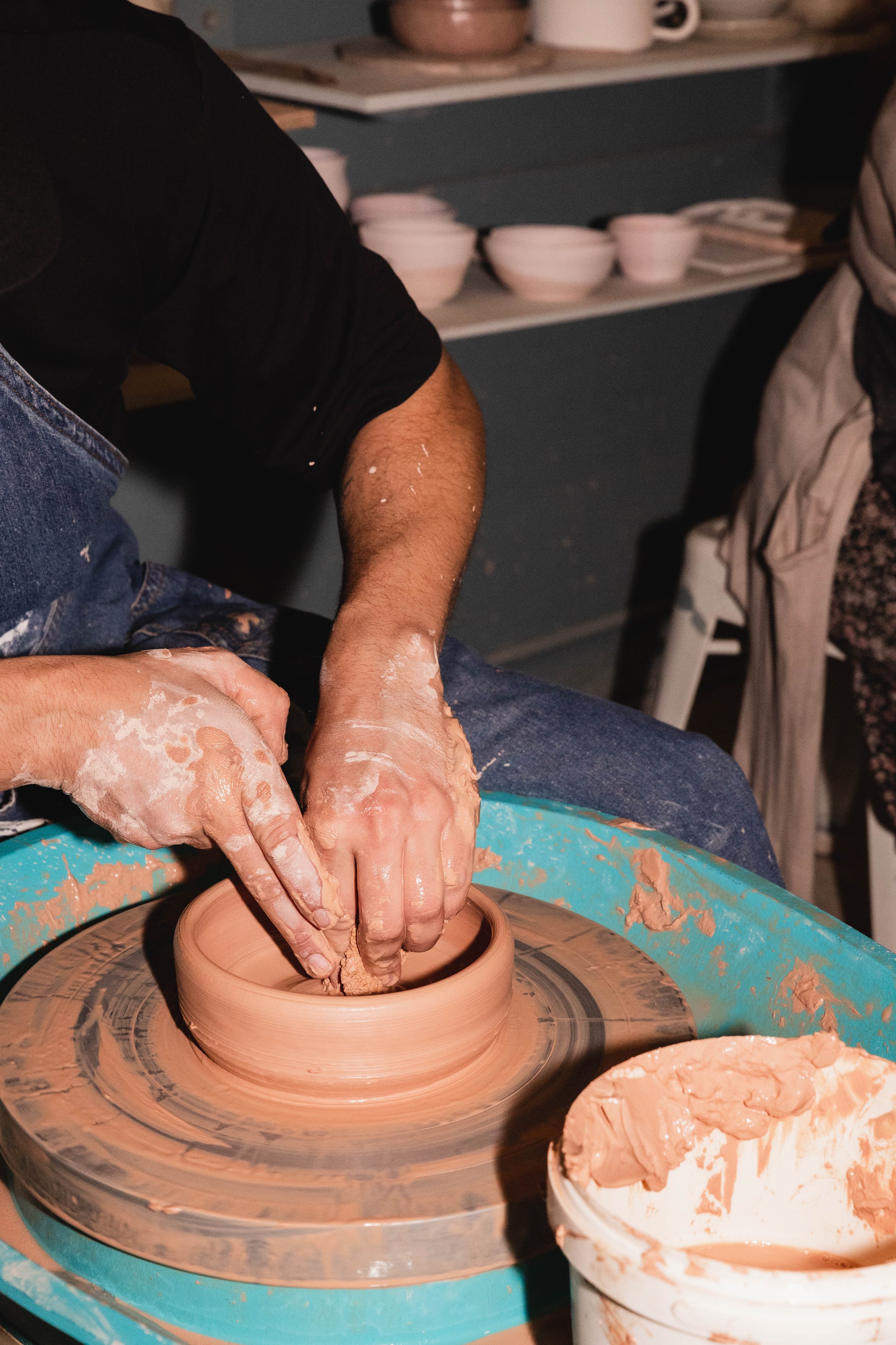 Ceramic Beginning Throwing Classes - Cobalt & Clay