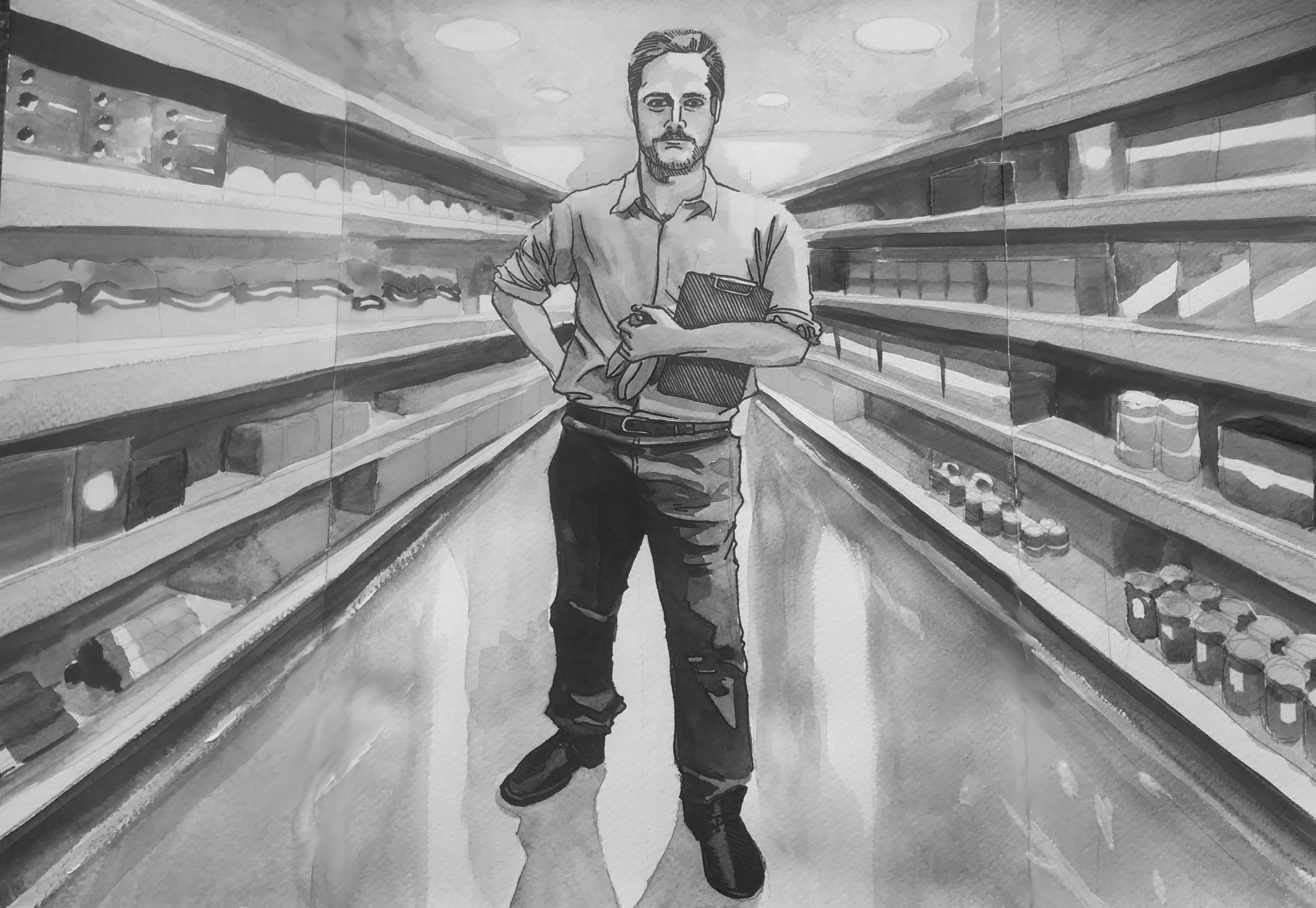 Essential workers: A supermarket superhero