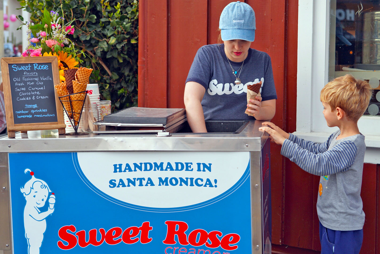 Sweet Rose Creamery's Ice Cream Cart