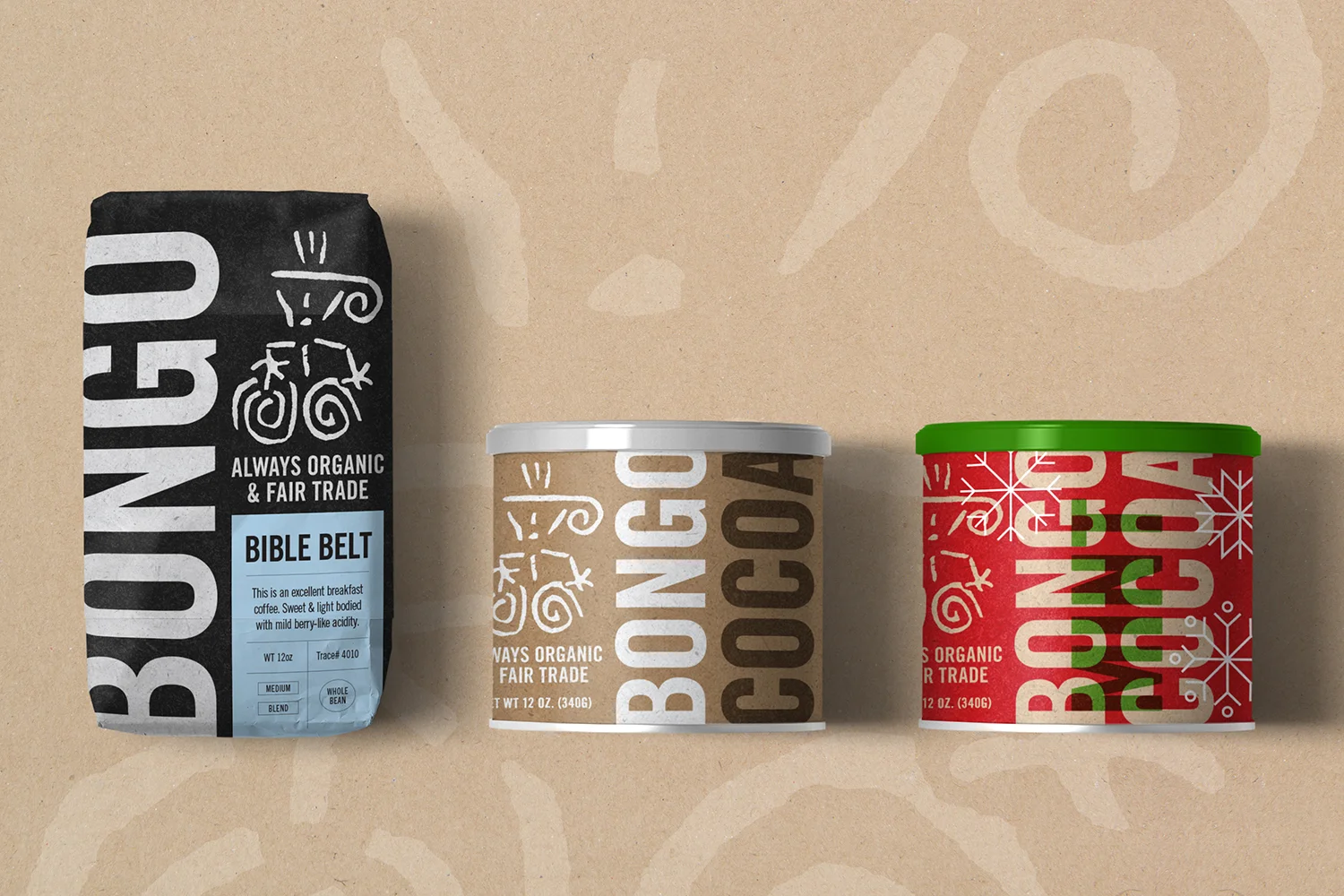I refreshed Bongo’s brand identity and redesigned all their packaging to reflect the new identity and positioning.