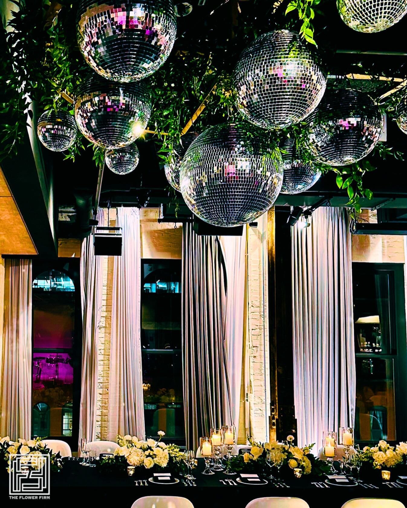 All you need is love&hellip;and a little disco! 🪩🕺🏻 
Congratulations Blair &amp; Charlie, you make our sparkliest dreams come true! 
🥳

#wedding #weddingdecor #chicagowedding #chicagoevents #chicagobride #eventdesign 
#weddingphotography