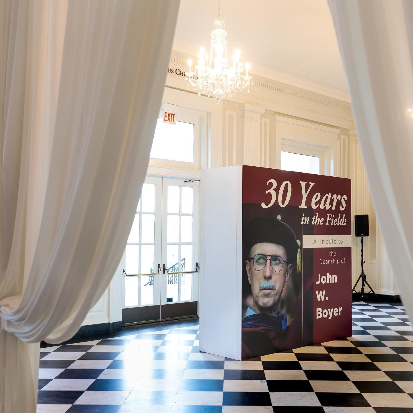 Do you think we can add &lsquo;Museum Curators&rsquo; to our list of services offered at The Flower Firm? We loved each and every hand-picked artifact that was used in this special tribute to the Dean at The University of Chicago College! #30years #m